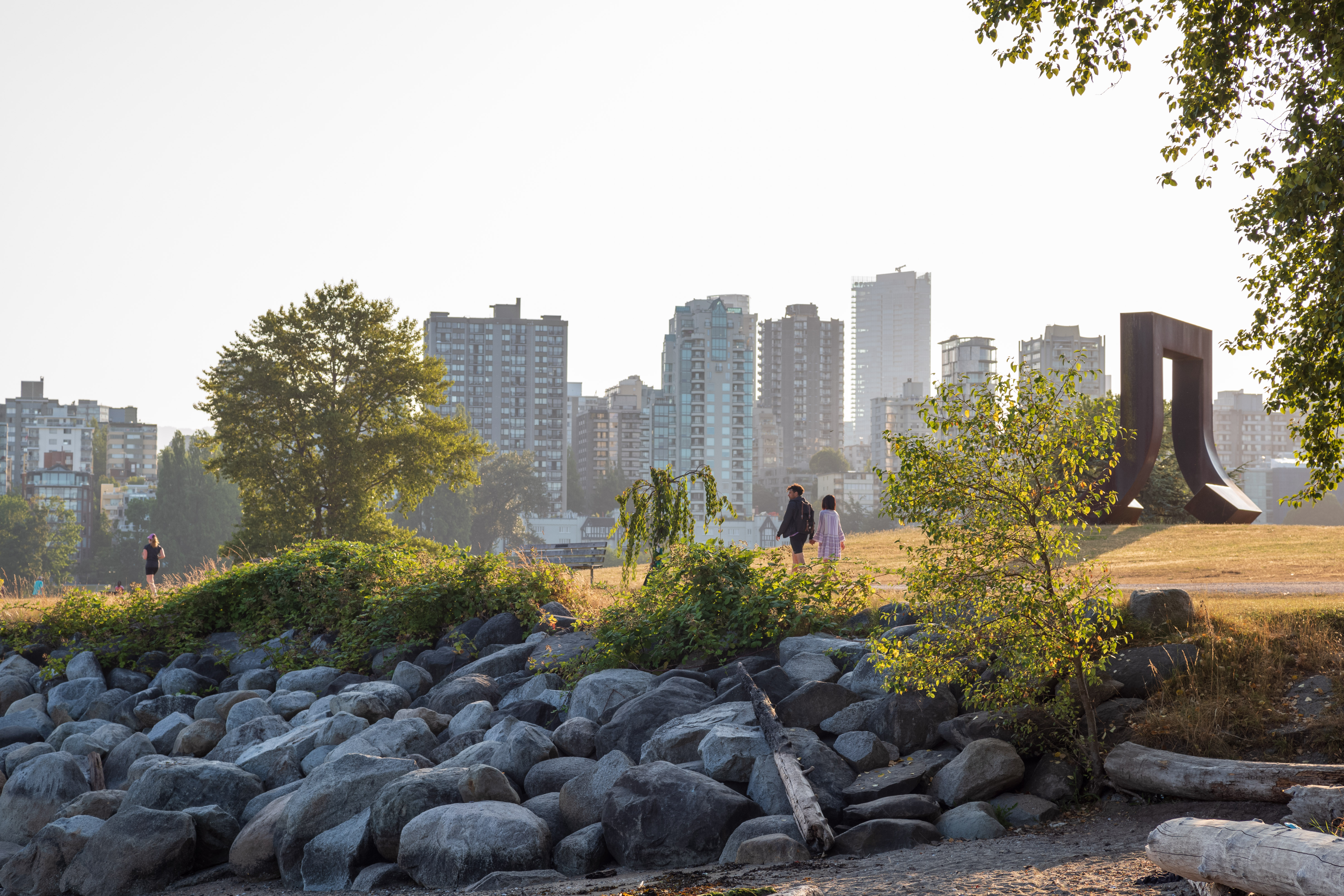 Towards Vanier Park