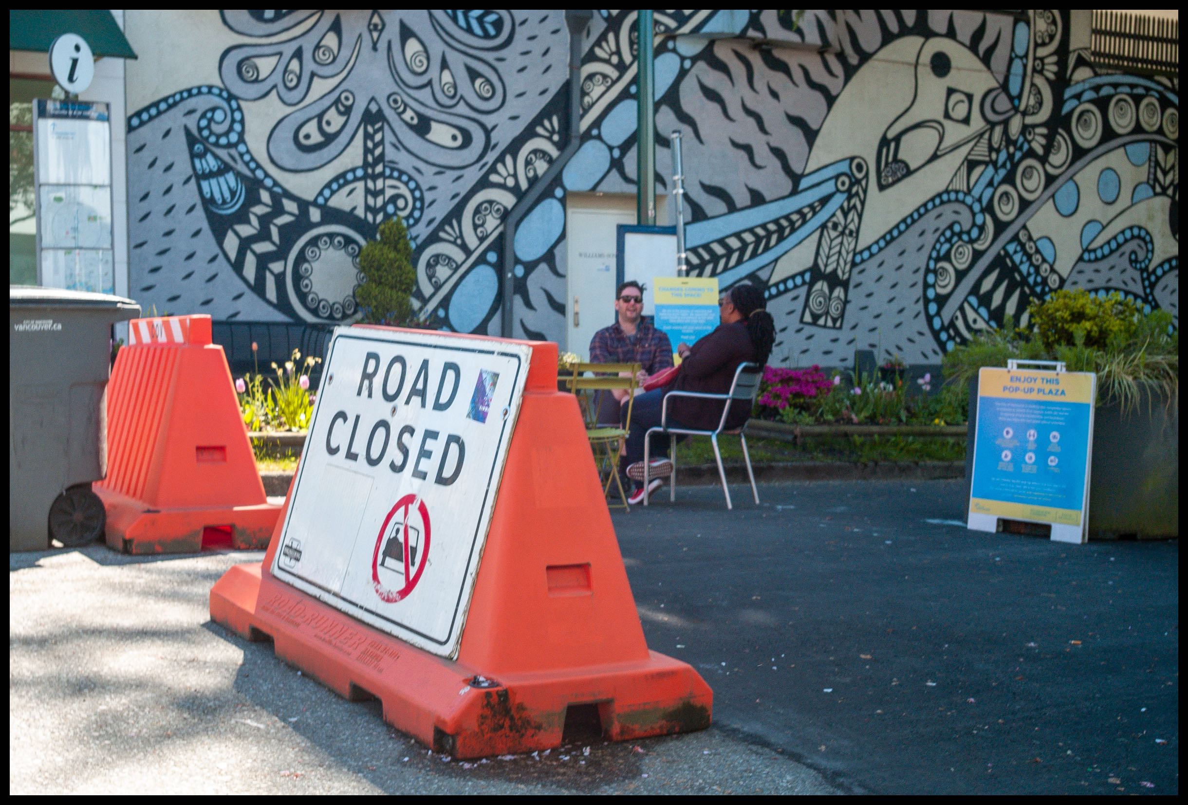 Road Cloasd, Pop-up Plaza