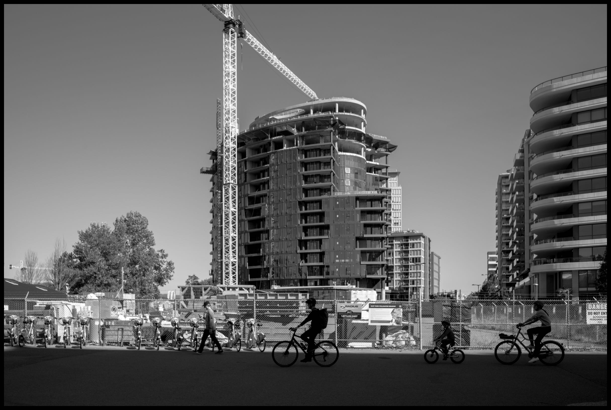 Cyclist Silhouettes
