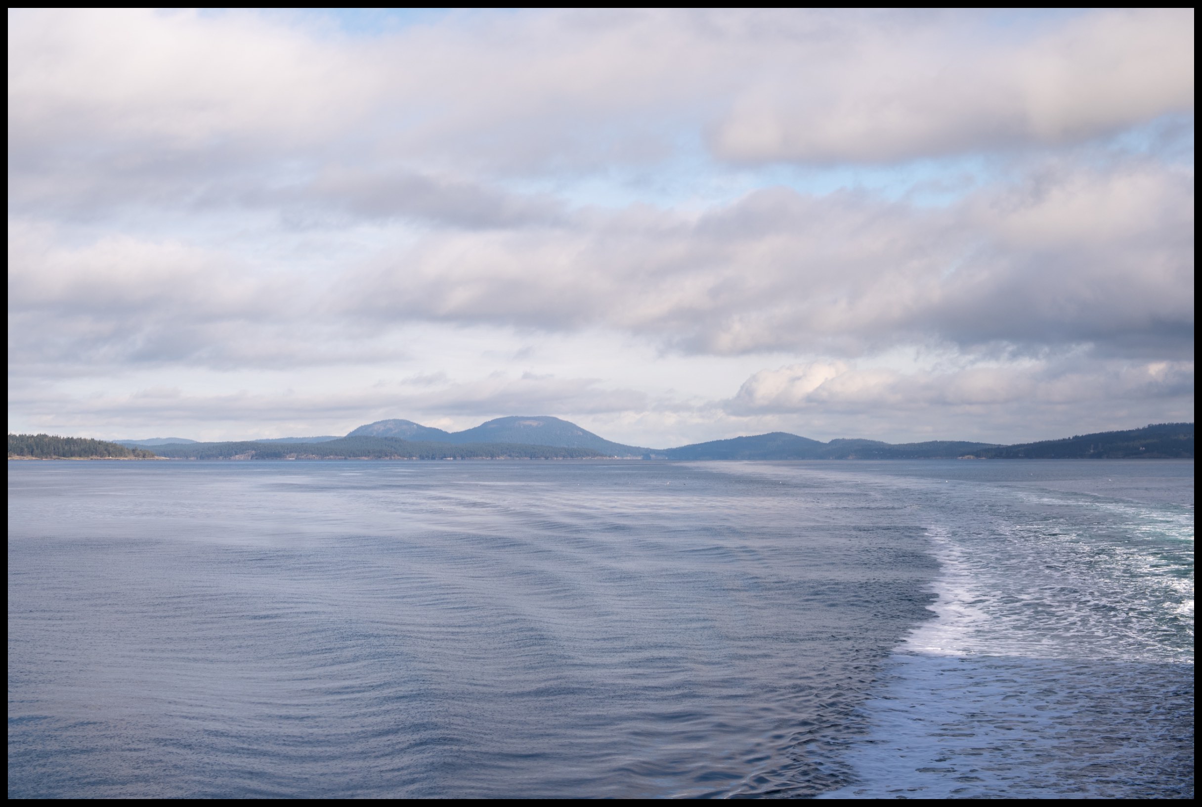 Ferry's Wake - Leica CL with TTArtisan 35mm f1.4