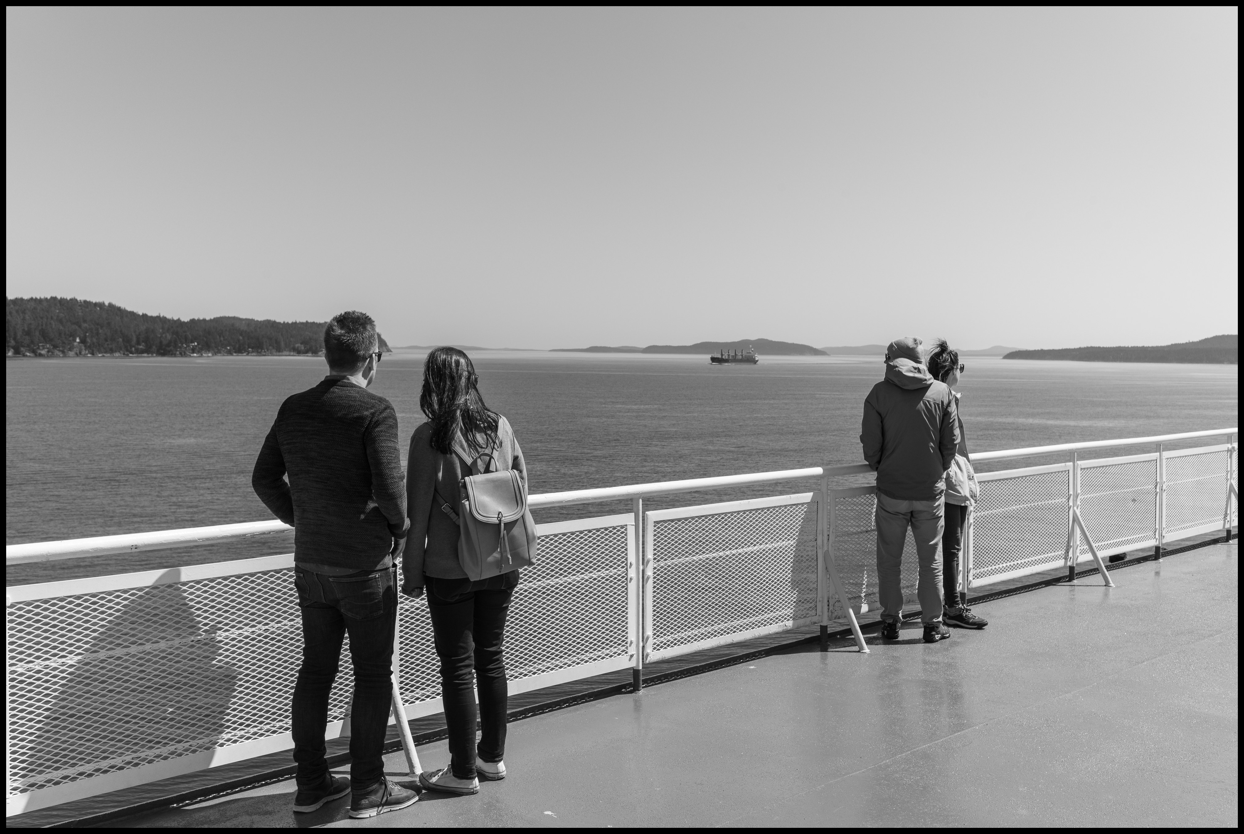 Freighter In The Distance. Leica M10 & Voigtlander 35mm Color Skopar f2.5