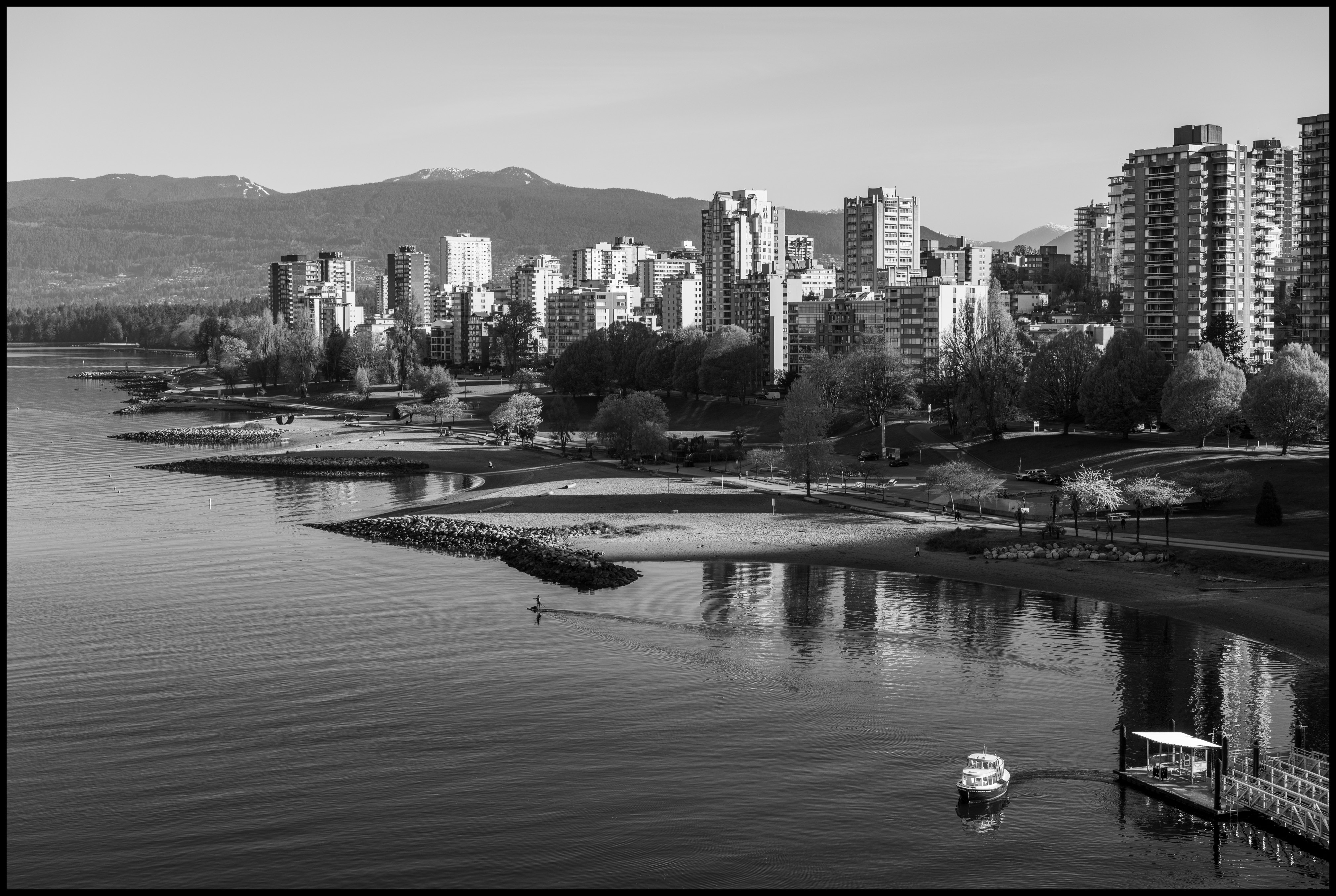 West End Morning, Burrard Bridge. Leica SL2 & Sigma 45mm f2.8