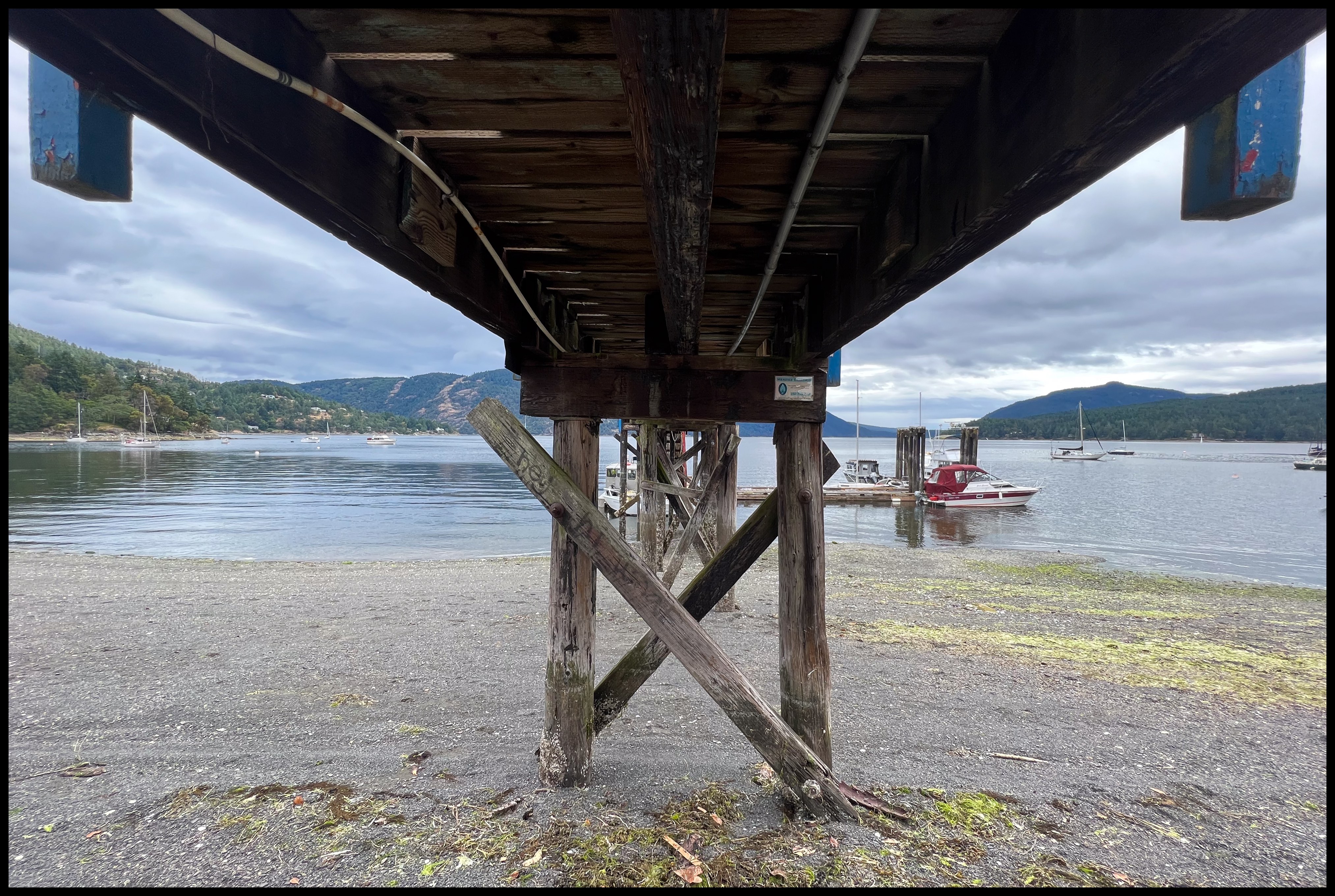 Under the Maple Bay Pier