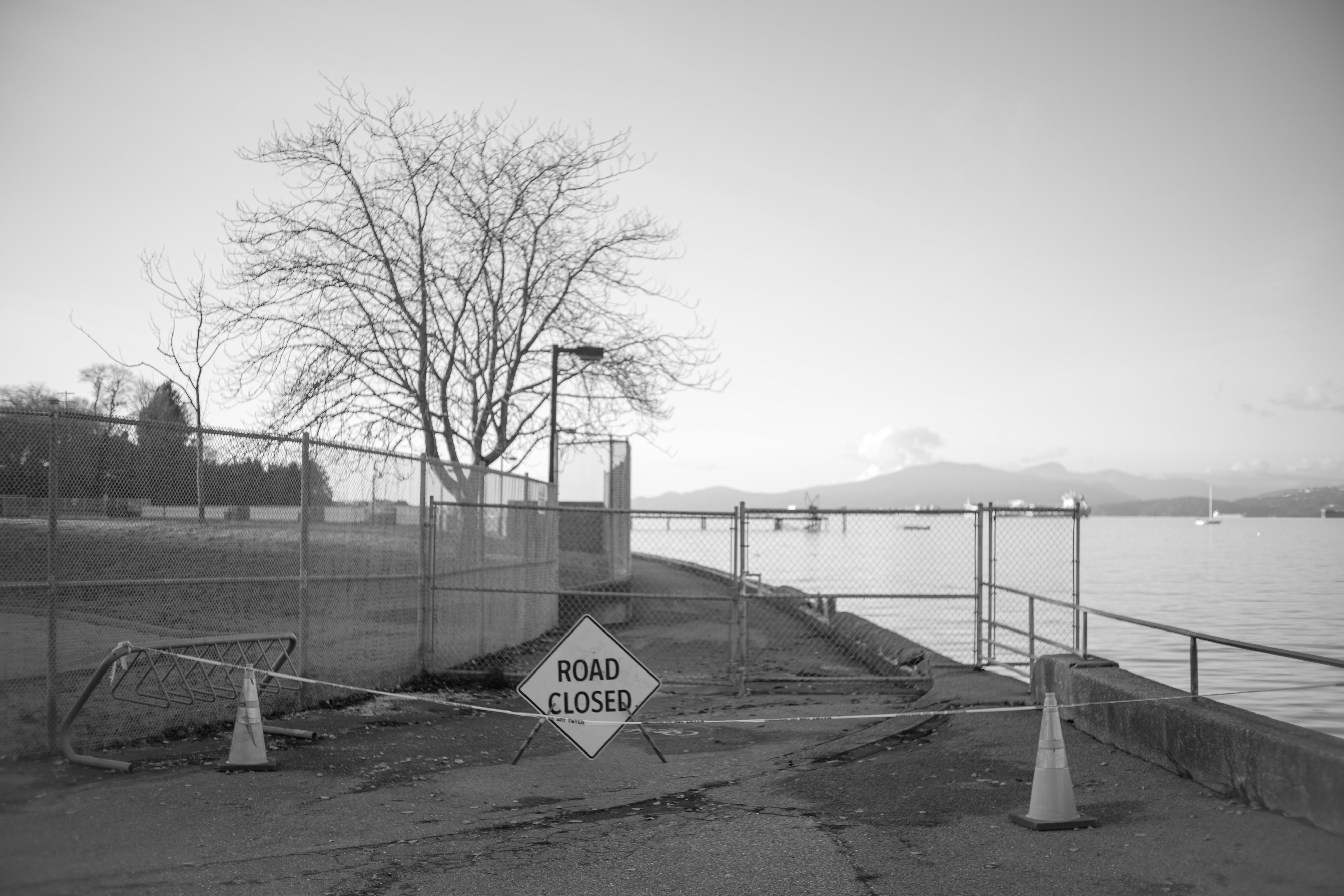 ROAD (?) CLOSED