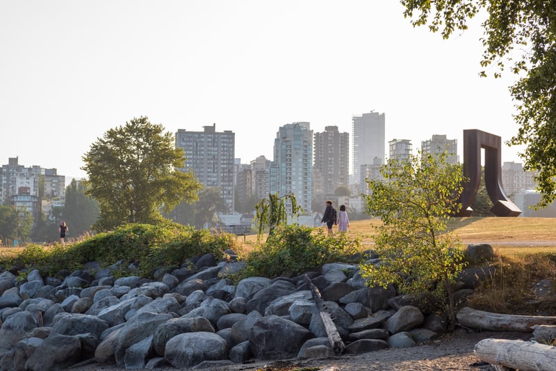 Towards Vanier Park